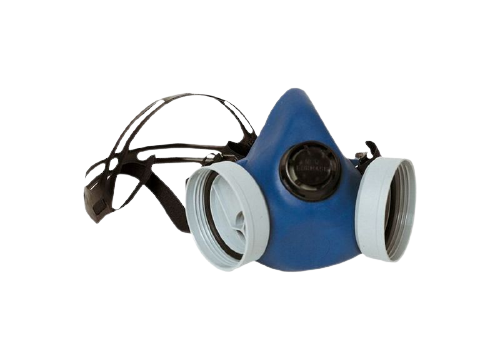 Demi-masque pour 2 filtres à vis