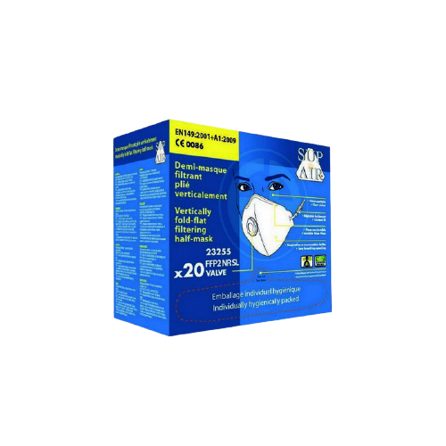 Masque pliable avec valve – Image 2