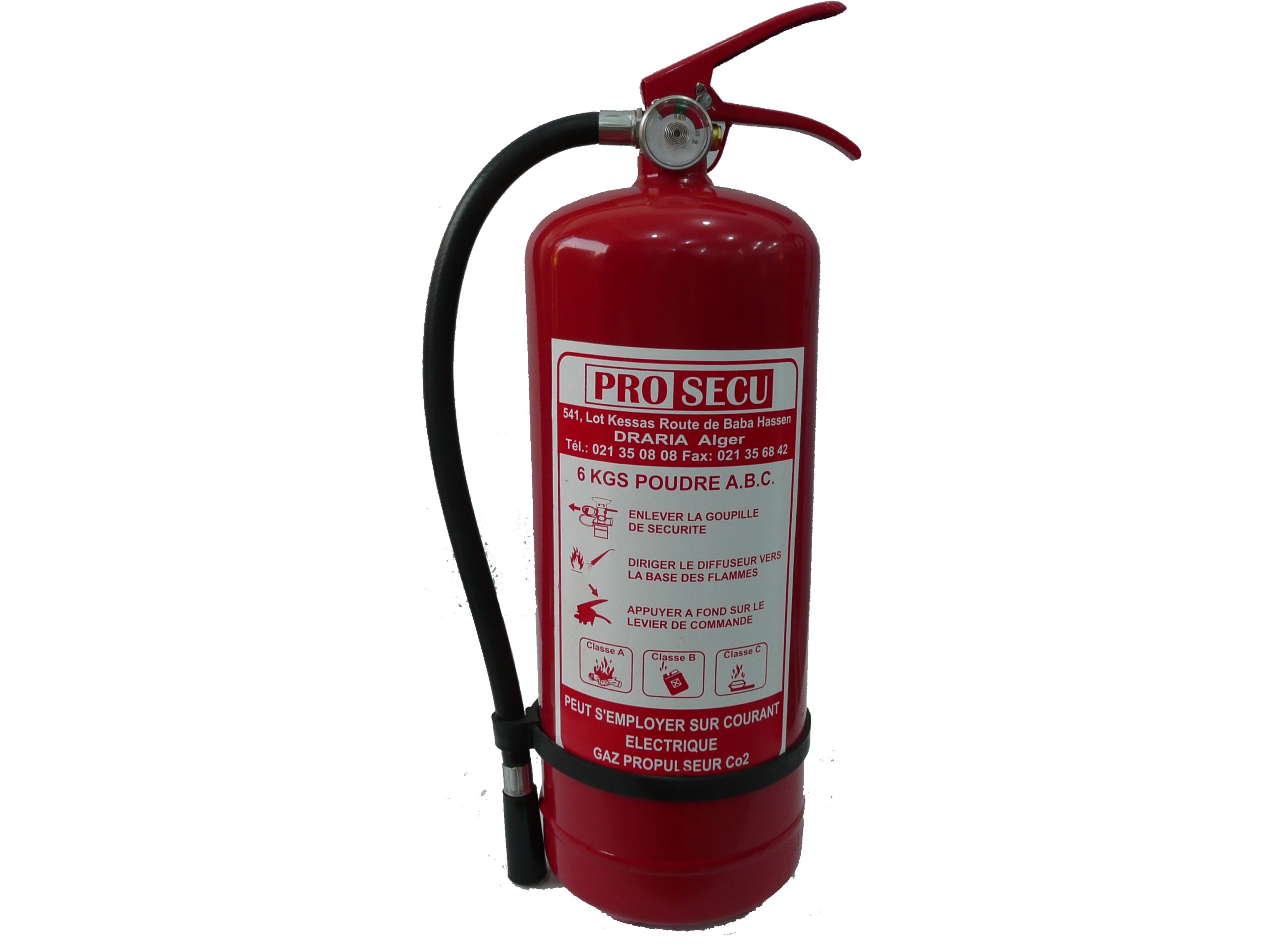 Extincteur Poudre 4 Kg